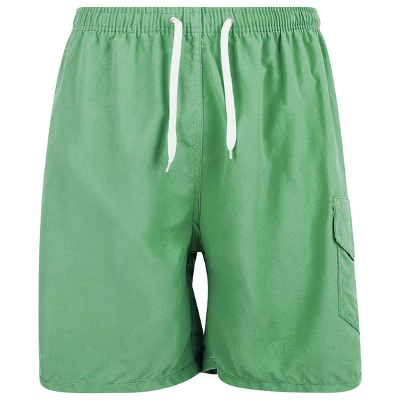 Mens Swim Trunks Adult Male Board Shorts Quick Dry, Cargo Pocket, Green - Picture 1 of 4